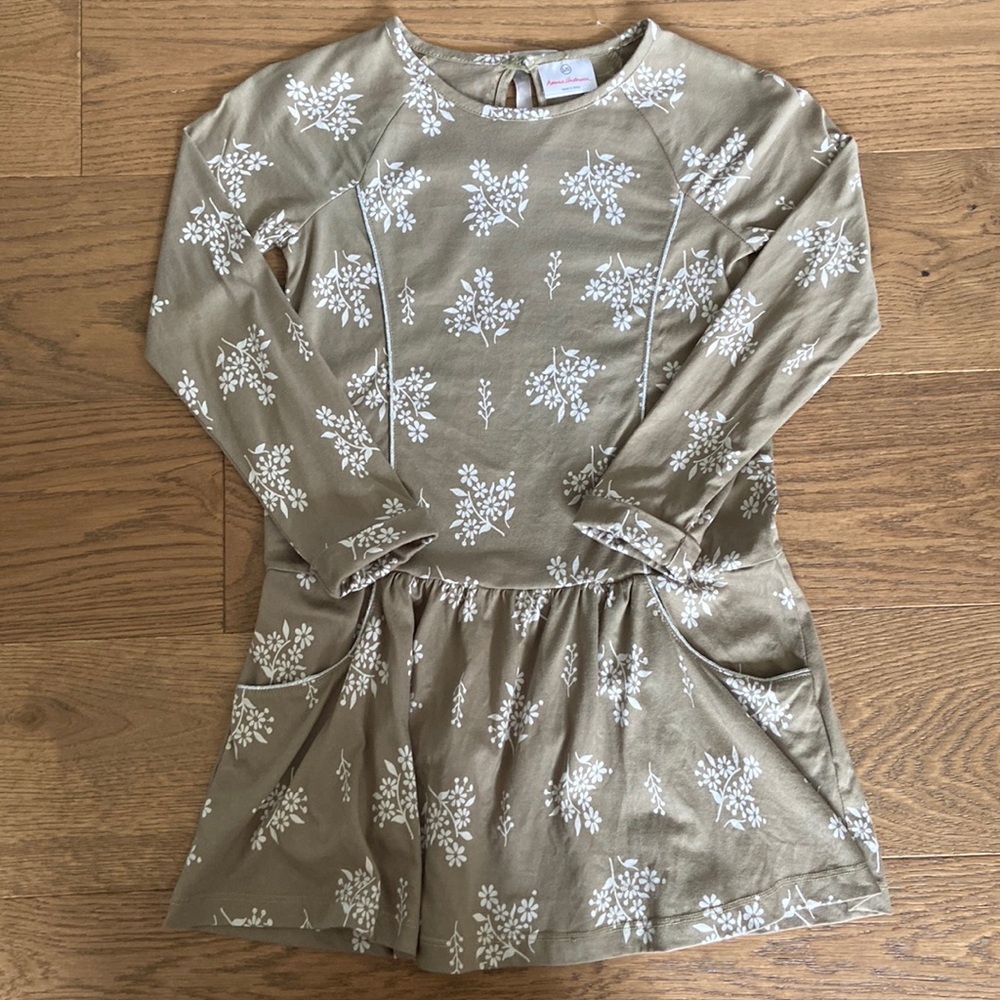 Hanna Andersson Girl’s Collection Printed Lurex Dress